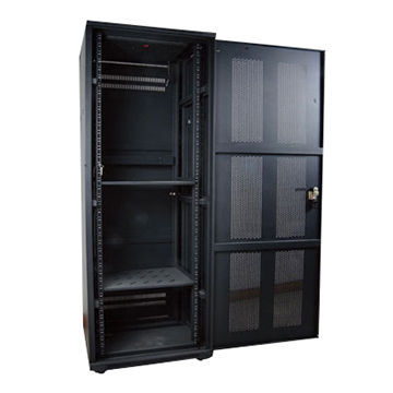 Cabinet standard 22u haute qualité avec porte en verre